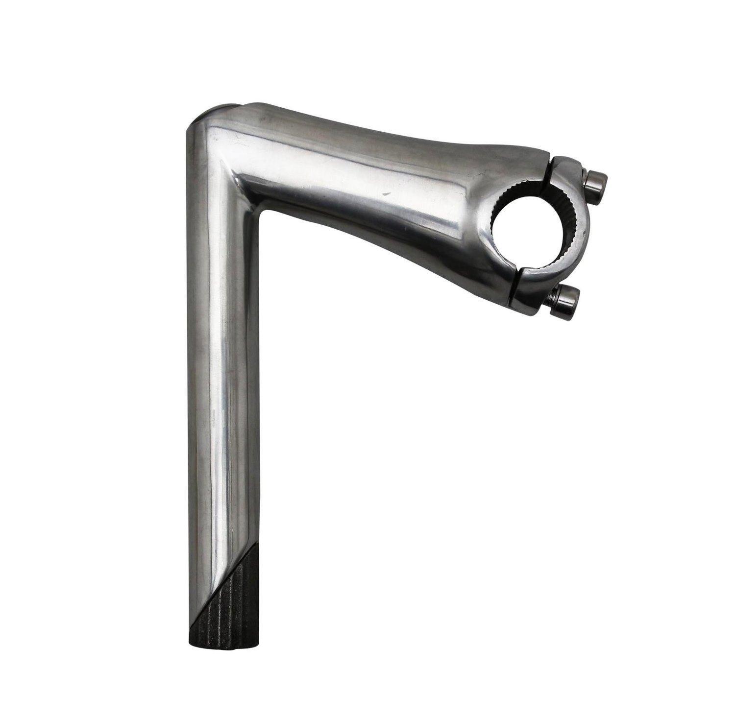 Potence vélo route-fixie colors à plongeur 22,2 argent l100mm guidon vintage