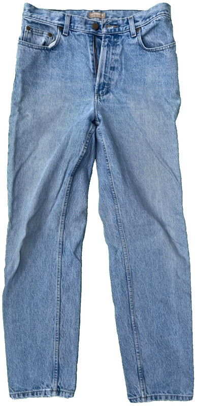 LIZ CLAIBORNE BLUE JEANS - WOMEN'S Size 12 - 33 ½ Wx41L - 2 Holes
