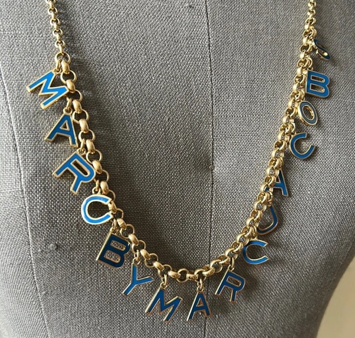 Collar cadena dorado Marc Jacobs Foto 2 de 4