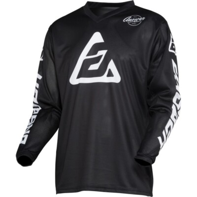 Answer Arkon Bold MX Trikot Offroad Motocross Top schwarz weiß