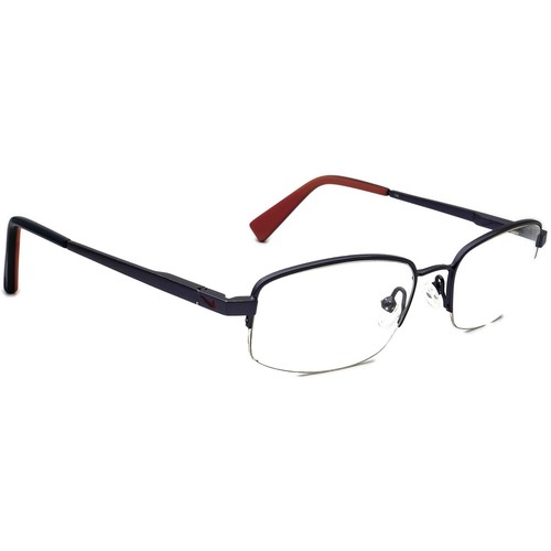 Nike Eyeglasses 8026/424 Blue Half Rim Metal Frame 53[]18 135