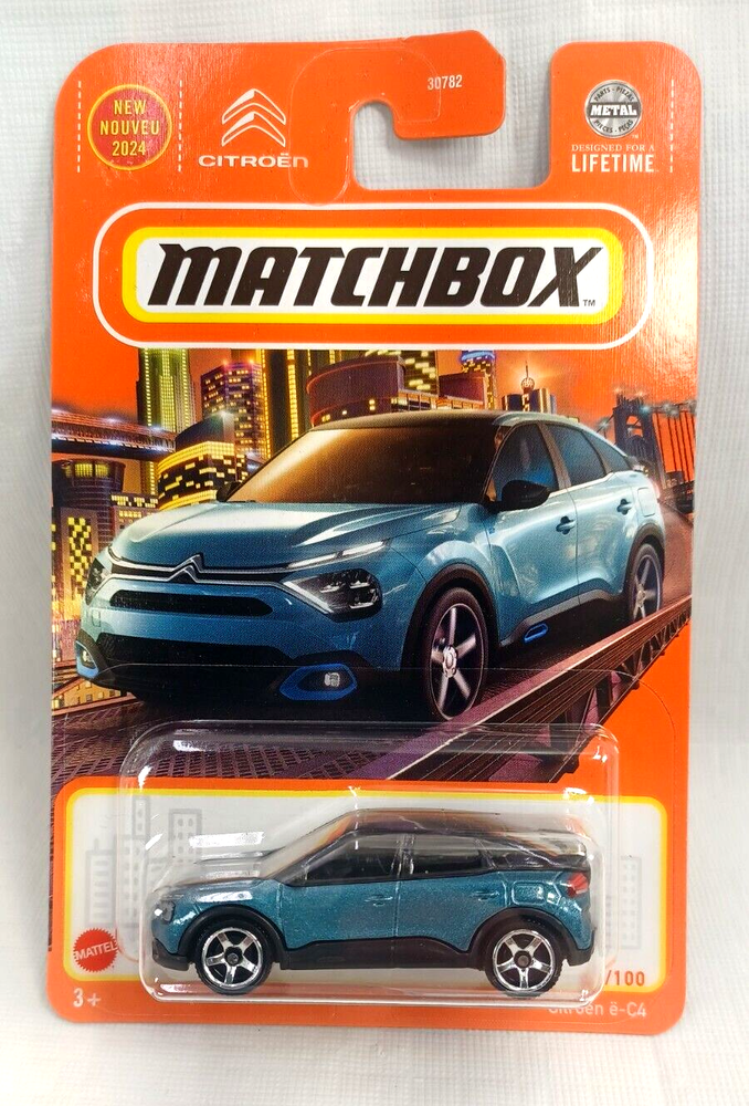 Matchbox 2024 Citroen E-C4 Blue Die Cast