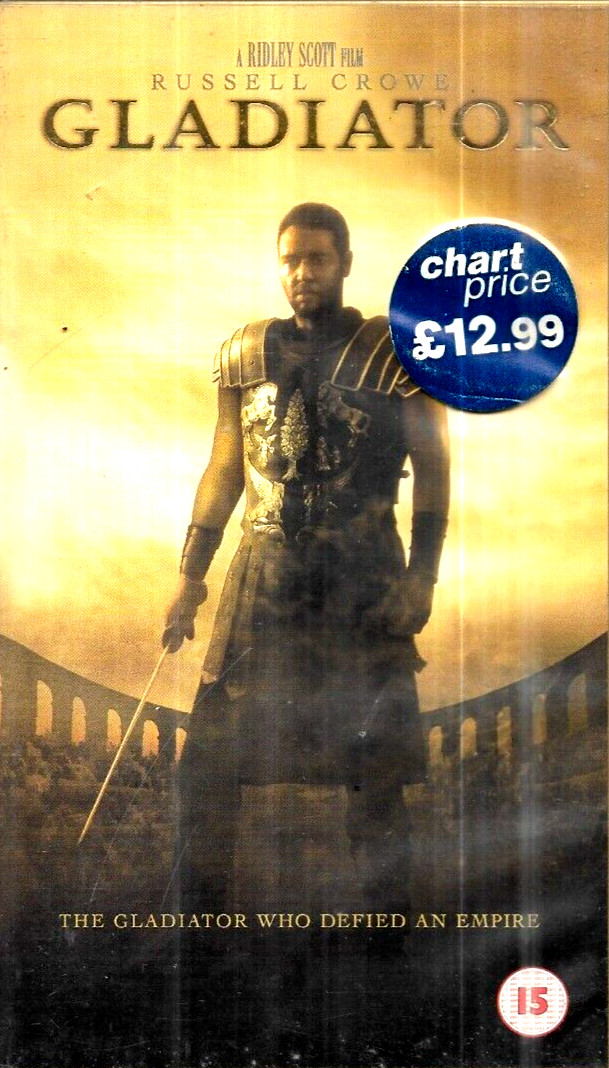 Gladiator - VHS Video - Pal - Video Cassette
