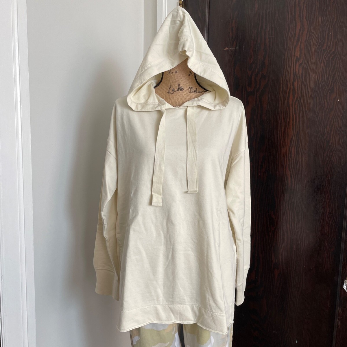 Aerie Sunwashed Desert Hoodie pale yellow NWT size S