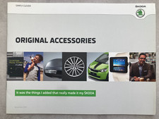 Skoda Range UK Market Car Accessories Brochure - November 2014