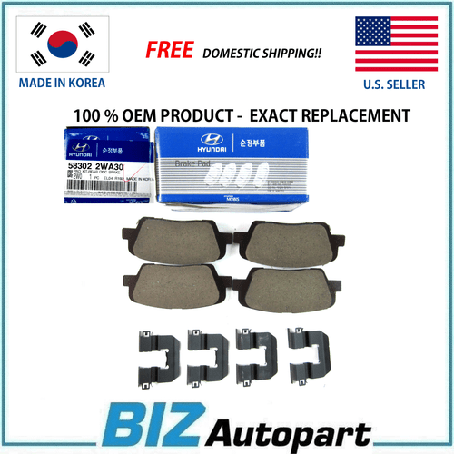 OEM GENUINE REAR BRAKE PADS KIT FOR 1719 HYUNDAI SANTA FE 3.3L 58302