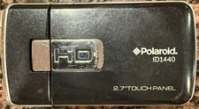 Polaroid ID1440 Polaroid 14 MP 4x Zoom Digital Black Camcorder- NOT TESTED