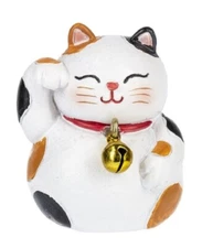 Ganz Good Luck "LUCKY LITTLE CAT" Token/Charm Figurine + Poem Card 1 5/8" x 1"