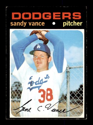 1971 Topps Baseball #34 Sandy Vance EX *d2