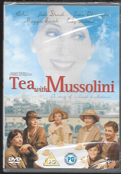 TEA WITH MUSSOLINI R2 DVD CHER MAGGIE SMITH JUDI DENCH JOAN PLOWRIGHT NEW/SEALED