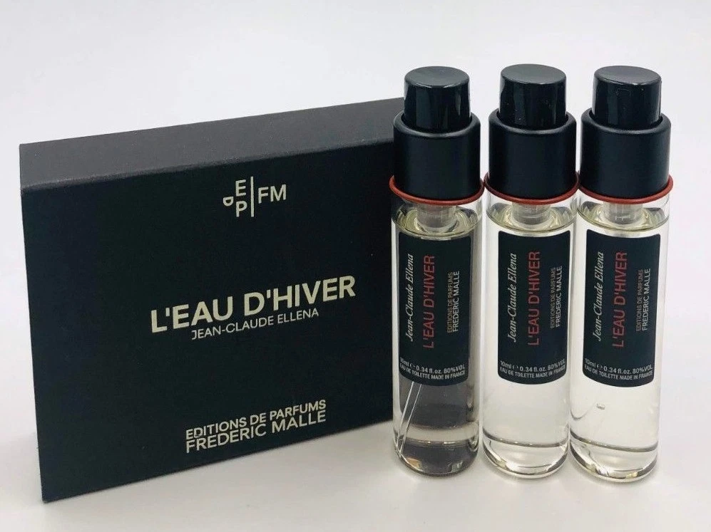 3 X Frederic Malle L Eau D Hiver Eau de Parfum Travel Spray 10 ml