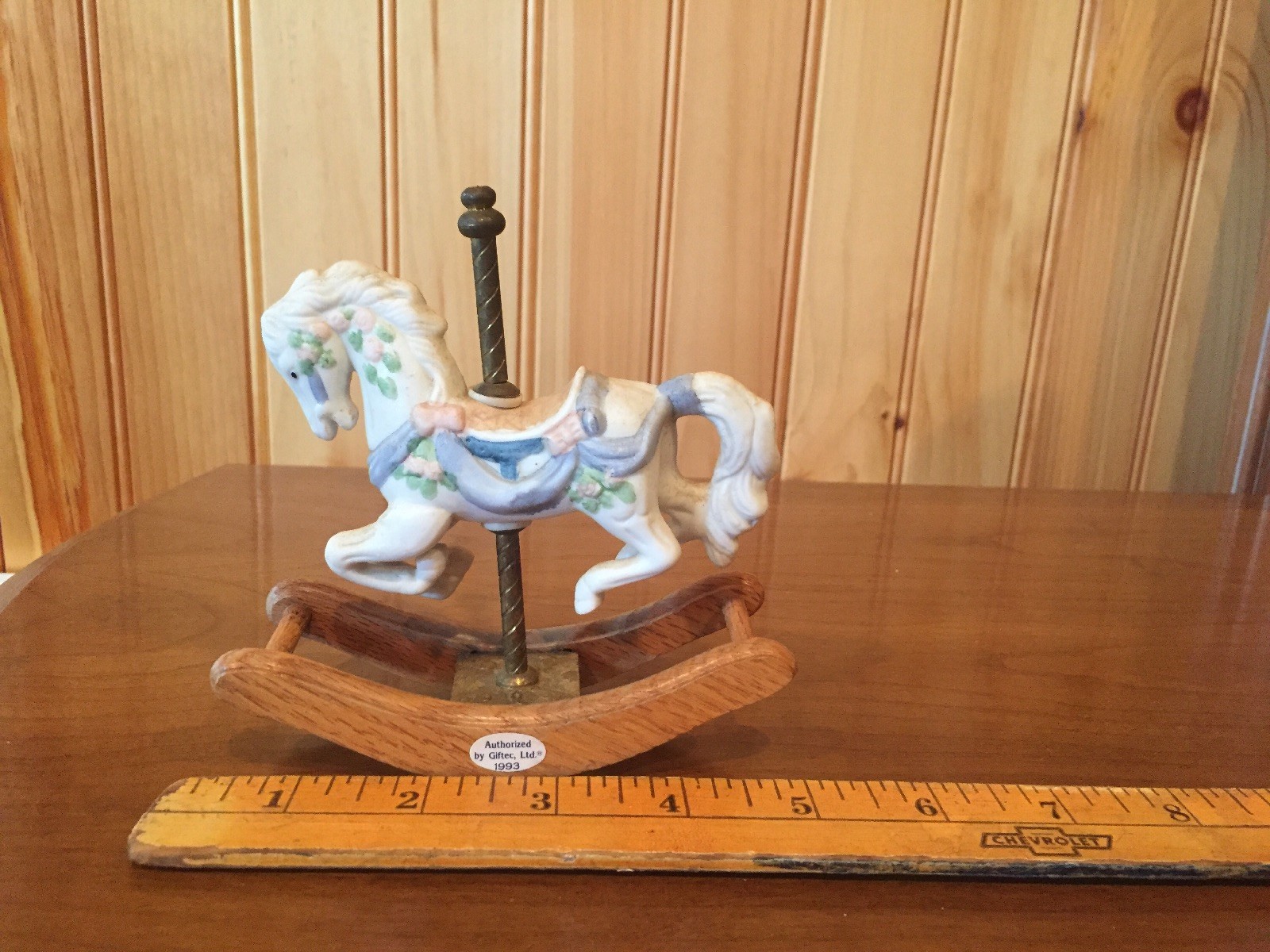 GIFTEC LTD. FOR CAPE CRAFTSMEN INC. CAROUSEL Rocking HORSE w WOOD