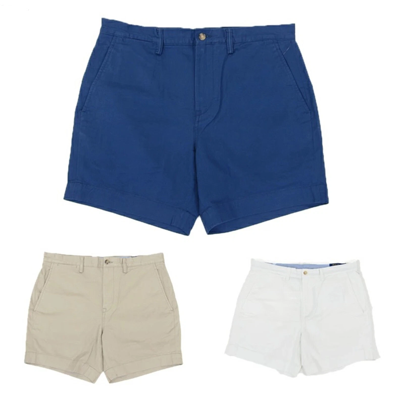 Polo Ralph Lauren Men's Stretch Classic Fit Solid Chino Shorts - 3 color options
