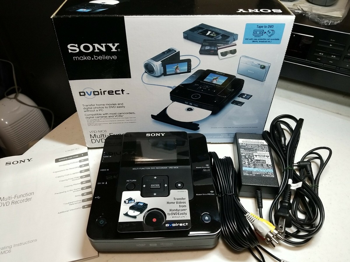 SONY DVDライター　VRD-MC6 Amazon.com: Sony VRD-MC6 Compact DVD Recorder : Electronics