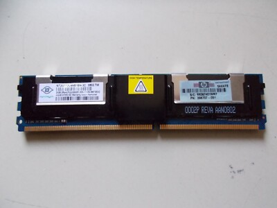 Nanya 2GB NT2GT72U4NB1BN3C DDR2 Fully Buffered FB ECC PC2-5300 667Mhz. #SU-406