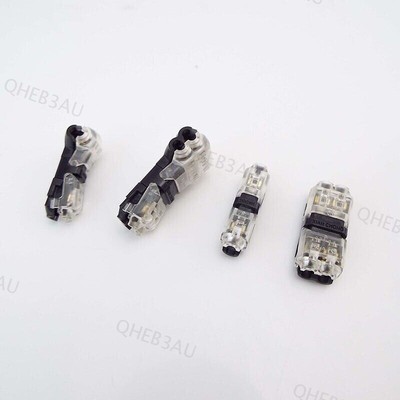 Electric Wire Connector T type Quick Splice Electrical Cable Crimp Terminals 10H