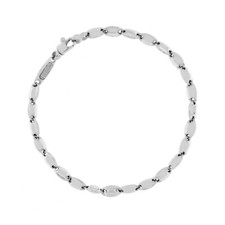 Herrenarmband Aus 18K Wei&szlig;gold