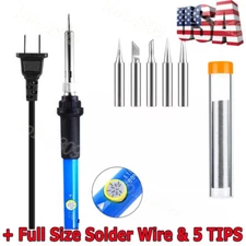 Soldering Iron Electric Mini Heat Gun Adjustable Temperature Welding Solder Wire