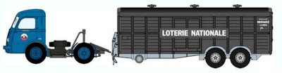 REE CB-039 - Panhard Movic RAIL ROUTE ¬- Remorque UFR STEF - HO (1