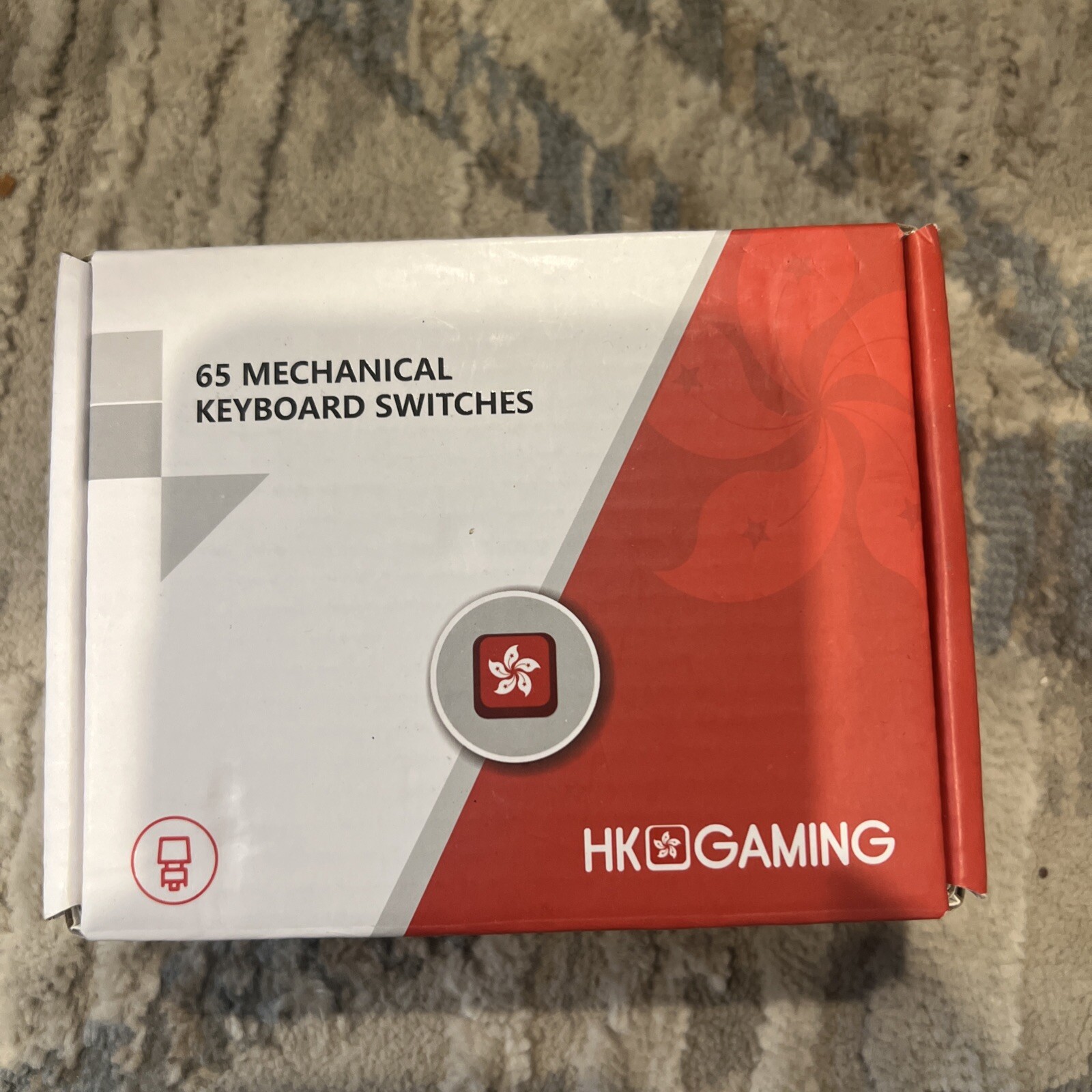 HK Gaming 65 White Mechanical Keyboard Switches for Enhanced Performance-image