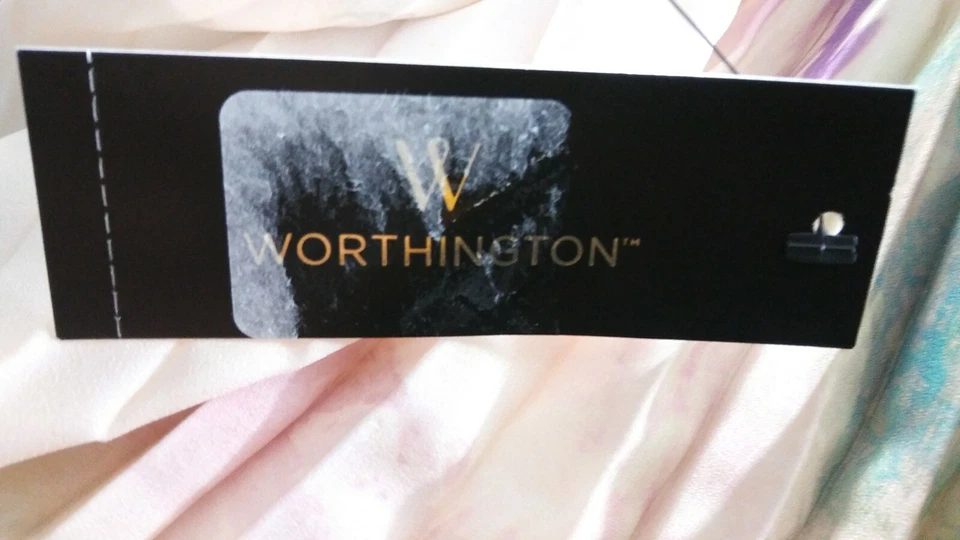 NEW Worthington Woman Size XXL Marble Design Pleated Skirt Stretch Waist - Image 4 of 4