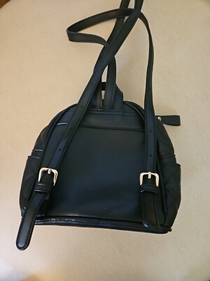 BeCool ?NWT?Vinyl black backpack BeCool Black backpack | eBay main image 3