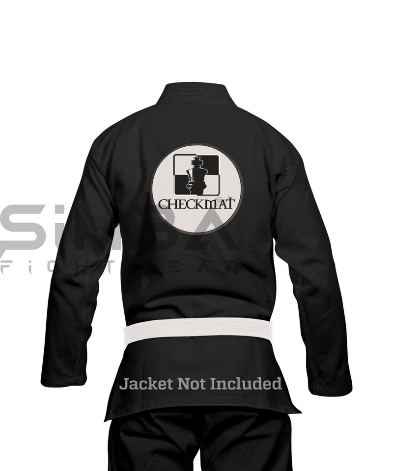 Checkmat BJJ Embroidery Patches BJJ Kimono Patch Checkmat BJJ Patches Pack of 3 - Image 3 of 4