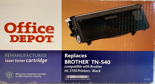 Office depot Brother TN540 TN-540 Black 