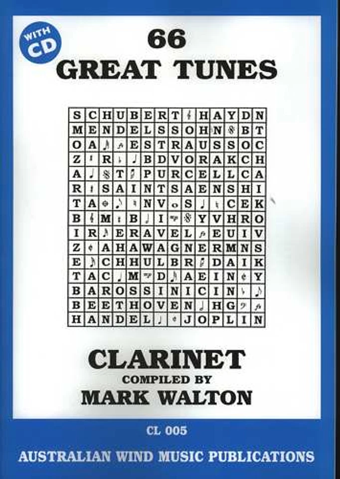66 GREAT TUNES Bb CLARINET BOOK WITH CD - MARK WALTON - Image 2 of 2