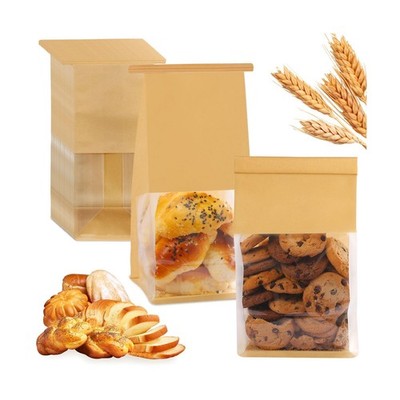 HONKID Bread and Cookie Bags with Seal, 50 Pack 11 x 5.1 x 3.9 Inches Bakery ...