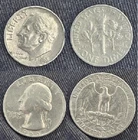 1966 Roosevelt Dime, 1966 Washington Quarter