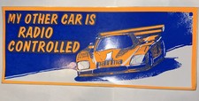 Parma My Other Car Is Radio Controlled Decal Bumper Sticker RC Car Vintage New