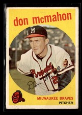 1959 Topps #3 Don McMahon - VG/EX Set Break!