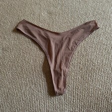 Skims Sienna Jelly Sheer Dipped Thong, Size 2X New