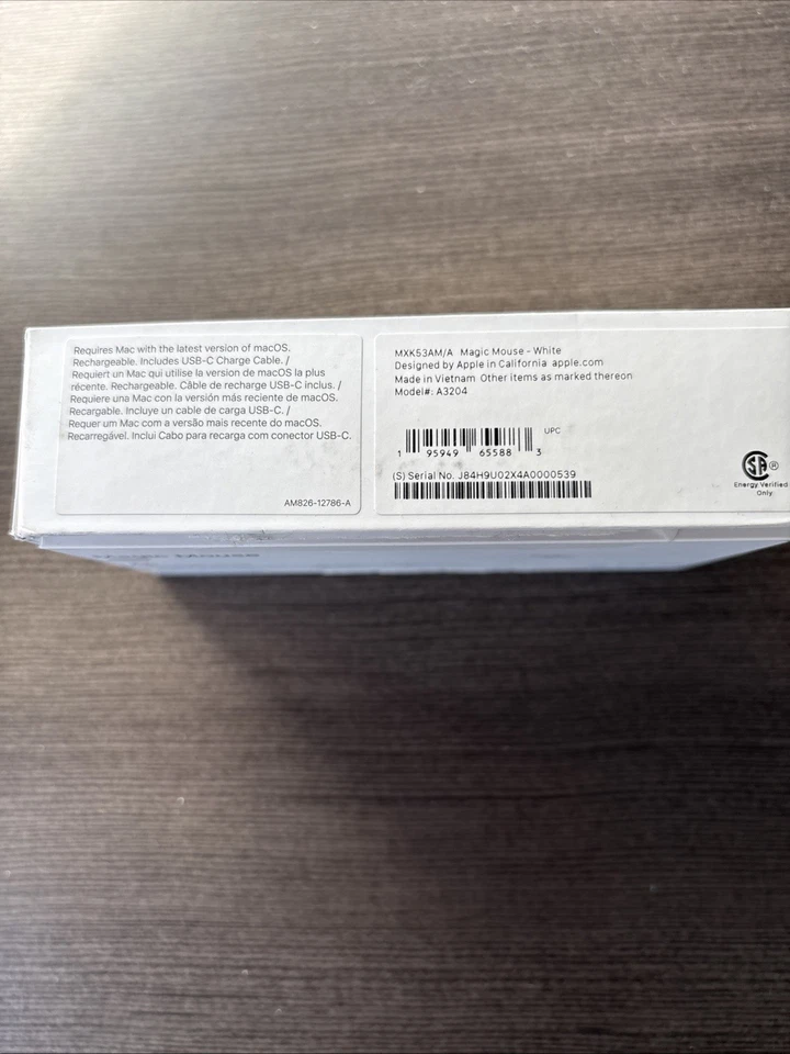 Apple Magic Mouse Multi-Touch Surface Modell 2024 USB-C, weiß, A3204 MXK53AM/A - Bild 2 von 4