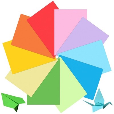 100 Sheets Colored Printer Paper, A4 Colorful Double Side Printer Paper, 10 C...