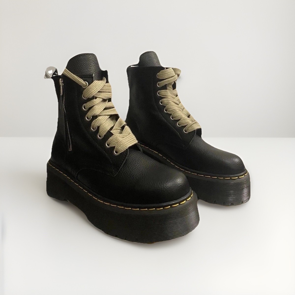 Dr. Martens x Rick Owens 1460 Quad Sole Boots Jumbo Lace, Men's