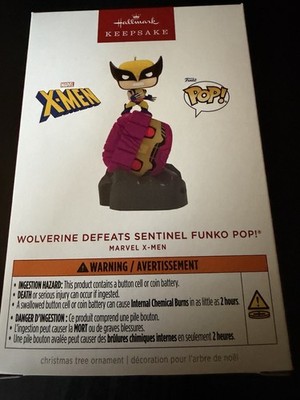 Hallmark Keepsake Wolverine Defeats Sentinel Light Up Christmas Ornament 2025