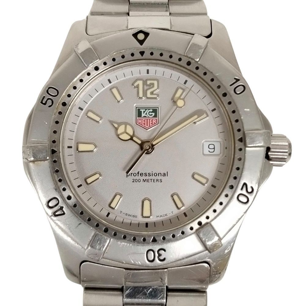 美品　TAG Heuer プロフェッショナル 時計　WK1112-1 200m 楽天市場】タグホイヤー WK1112-O プロフェッショナル 腕時計