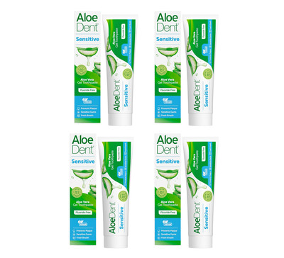 Aloe Dent Flouride-free Sensitive Toothpaste x 4