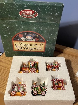 San Francisco Music Box Company - Susan Winget musical  Christmas train