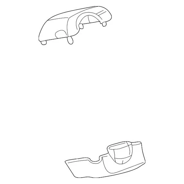 For Chrysler Aspen 2007 Mopar Steering Column Cover Foto 4 de 4