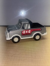 TootsieToy Subaru Brat 4x4 Made in USA Grey Silver White Red Black Vintage 5.5"