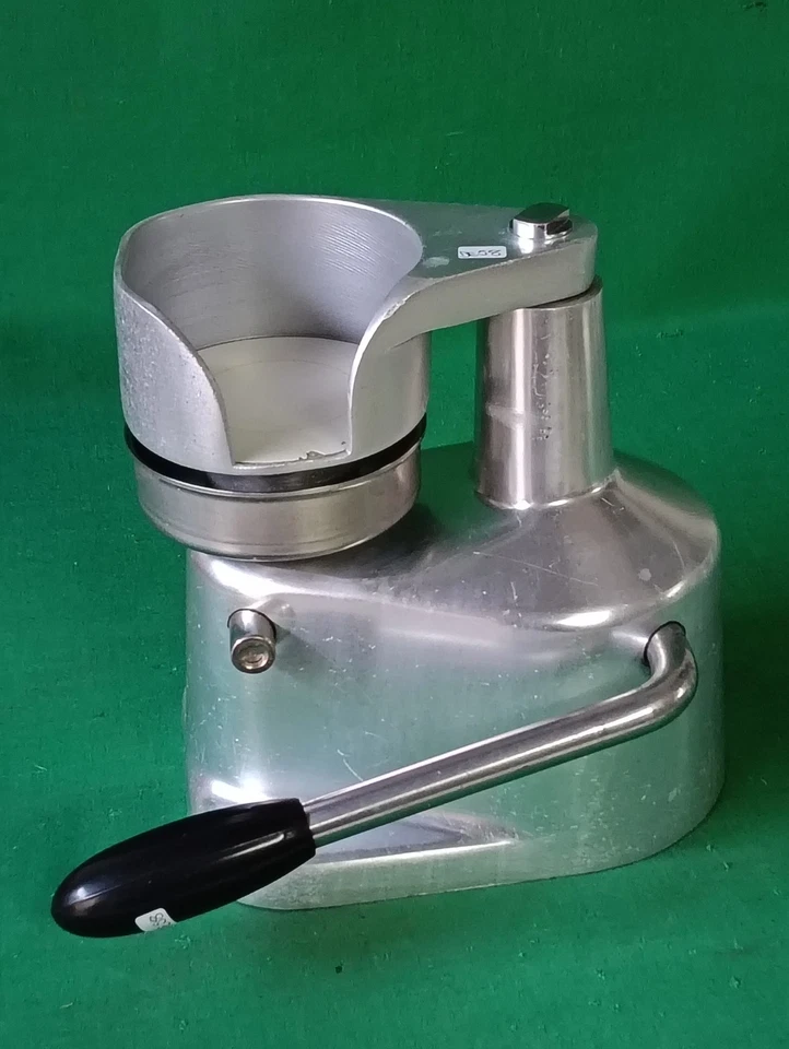 PRESSA MANUALE PROFESSIONALE PER HAMBURGER IN ALLUMINIO A LEVA. DE58 - Immagine 2 di 4