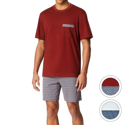 Schiesser - Comfort Nightwear - Schlafanzug - Nachtwäsche - Rundhals-Ausschnitt  - Bild 1 von 4