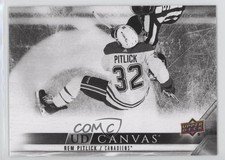 2022-23 Upper Deck Series 1 UD Canvas Black & White Rem Pitlick #C43 gb2