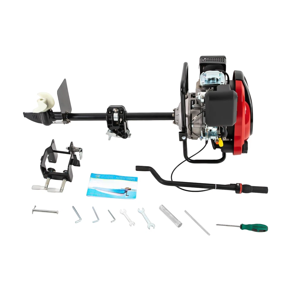 Benzin Aussenborder Bootsmotor Benzinmotor Außenborder 8PS 4-Takt-Motor - Bild 2 von 4