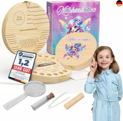 insi Kinderzahndose für Milchzähne. Personalisierbare Milchzahndose. I
