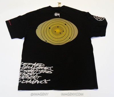 STUSSY FUTURA 2000 SOLAR T SHIRT NEW SIZE XLARGE BLACK 2008