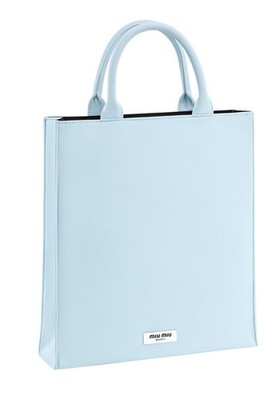 Miu Miu Beauty Small Tote Bag In Sky Blue Color | eBay